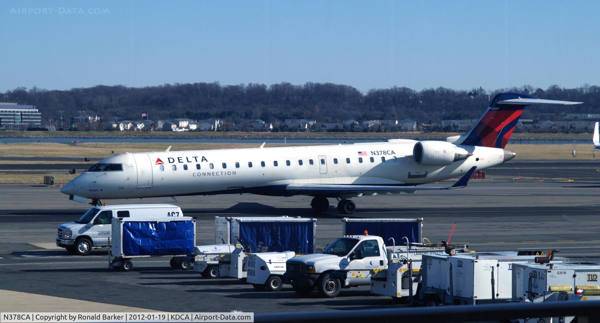 N378CA, 2003 Bombardier CRJ-701 (CL-600-2C10) Regional Jet C/N 10097, DCA, VA