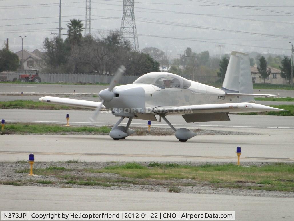 N373JP, 2007 Vans RV-7A C/N 71146, Taxiing off the active runway