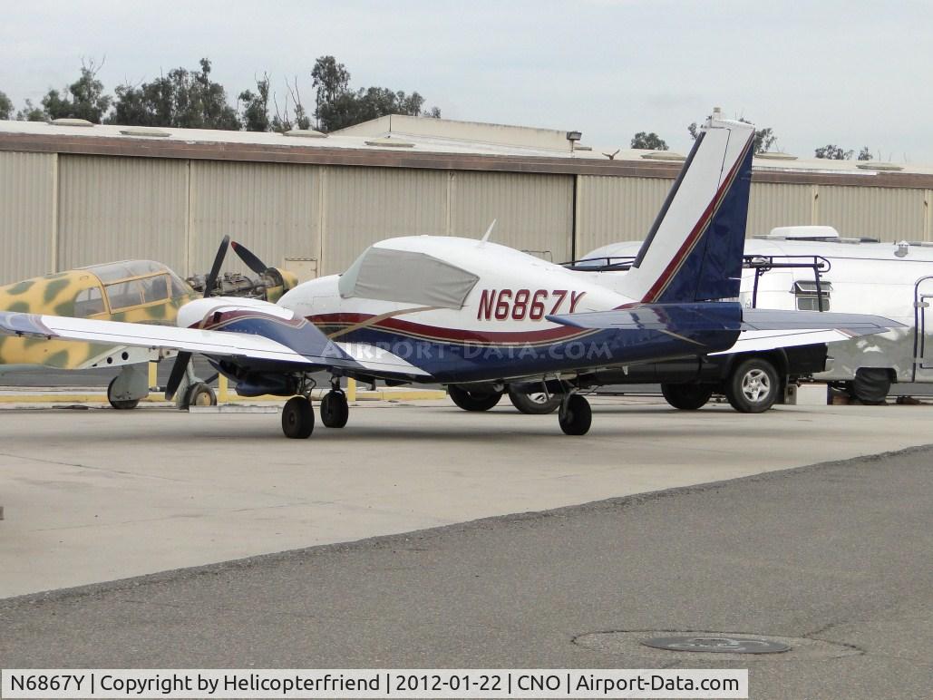 N6867Y, 1969 Piper PA-23-250 C/N 27-4213, Parked at Aircraftsman area