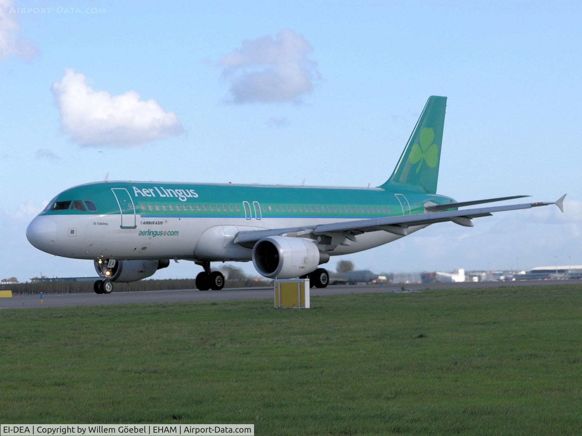 EI-DEA, 2004 Airbus A320-214 C/N 2191, Taxi to runway L36 of Amsterdam Airport
