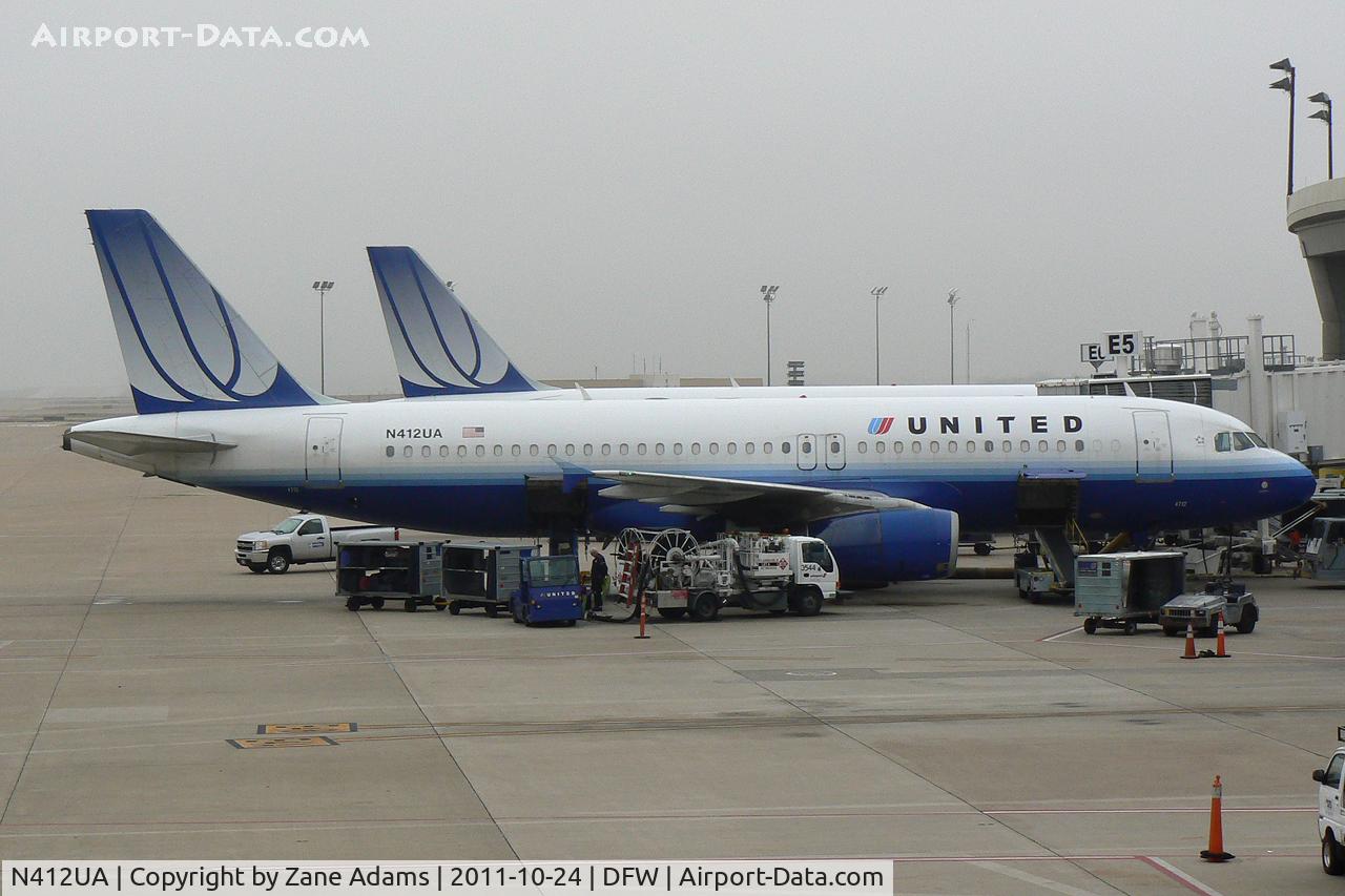 N412UA, 1994 Airbus A320-232 C/N 465, United Airlines at DFW airport