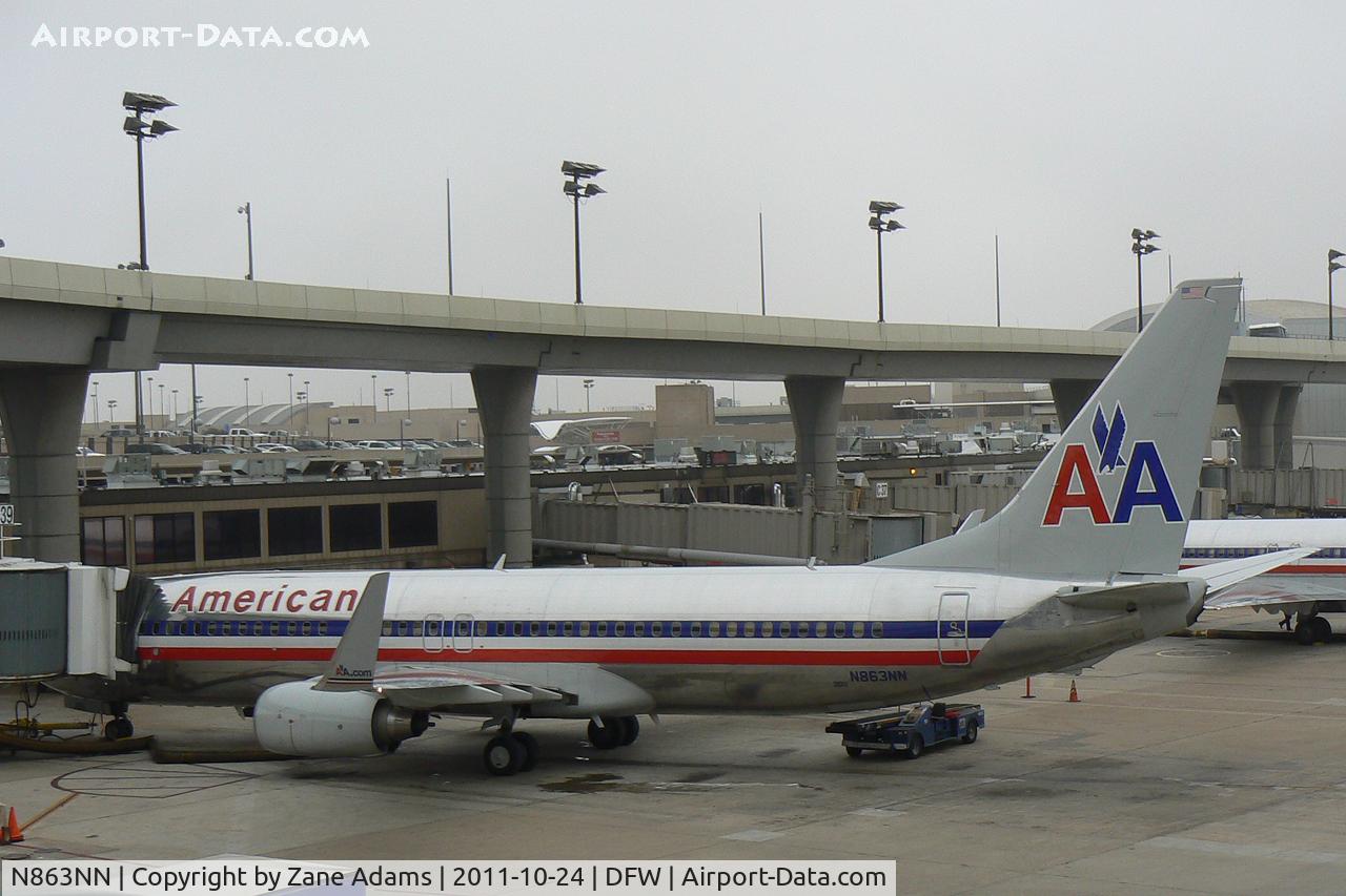 N863NN, 2010 Boeing 737-823 C/N 30903, American Airlines at DFW airport
