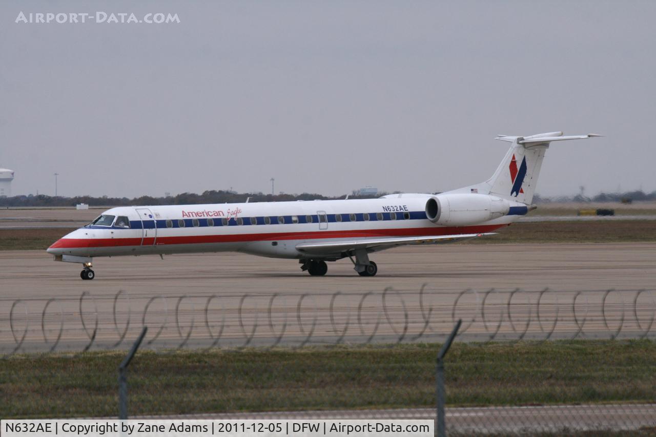 N632AE, 1999 Embraer ERJ-145LR (EMB-145LR) C/N 145143, American Eagle at DFW airport