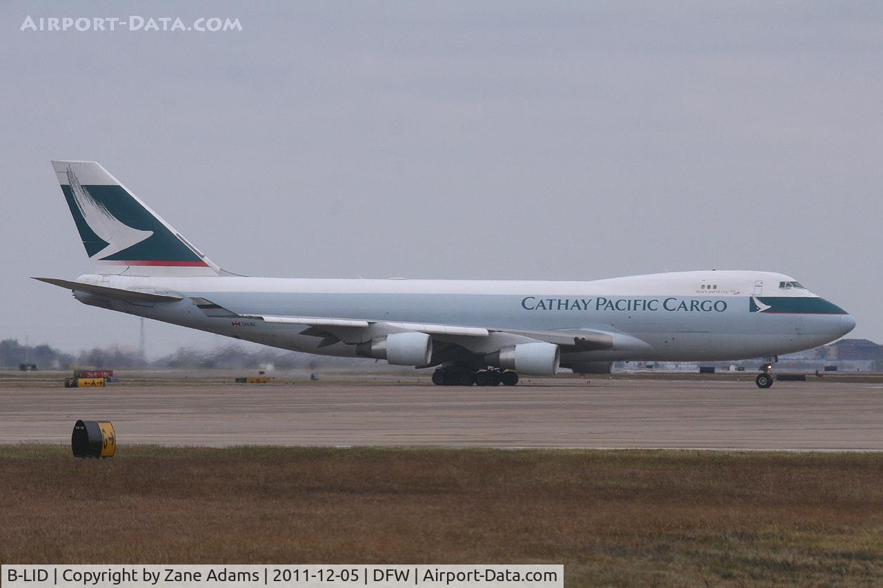 B-LID, 2009 Boeing 747-467F/SCD C/N 36869, Cathay Pacific Freight at DFW Airport