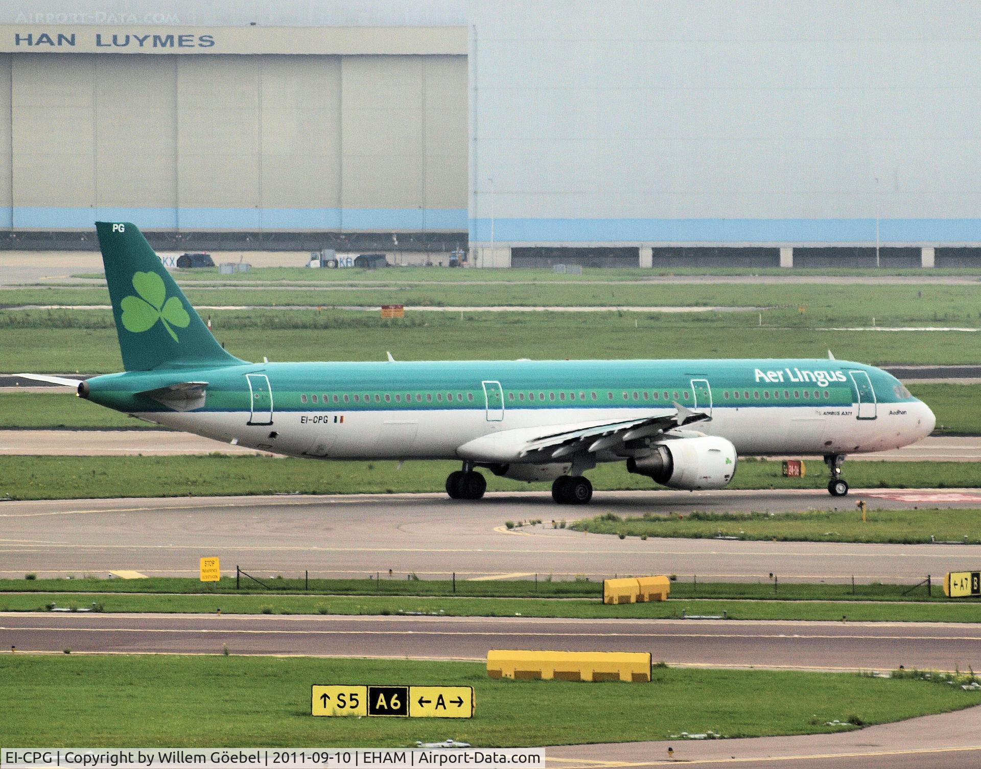 EI-CPG, 1999 Airbus A321-211 C/N 1023, Taxi to runway 24 of Amsterdam Airport