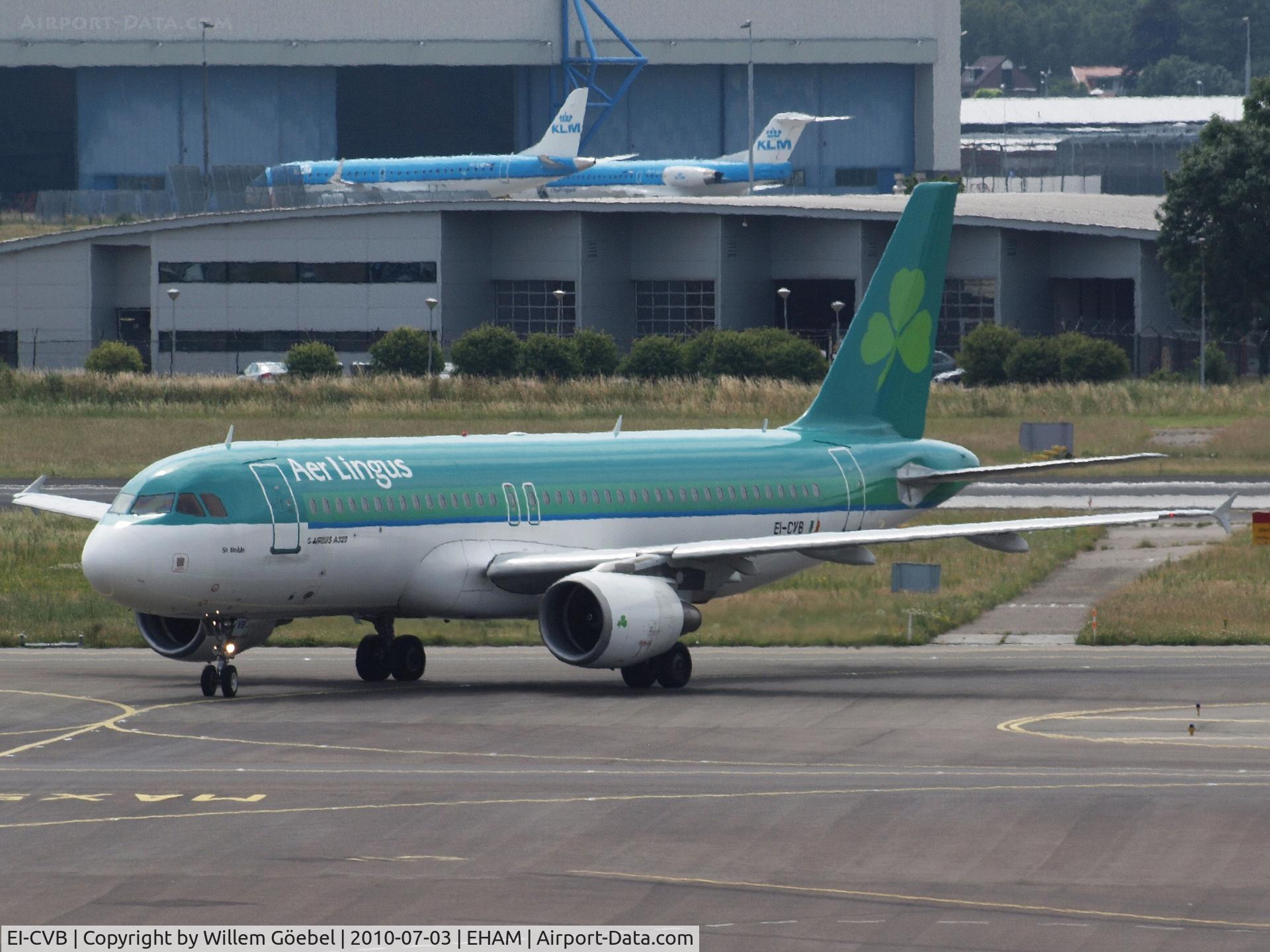 EI-CVB, 2000 Airbus A320-214 C/N 1394, Taxi to the gate of Amsterdam Airport