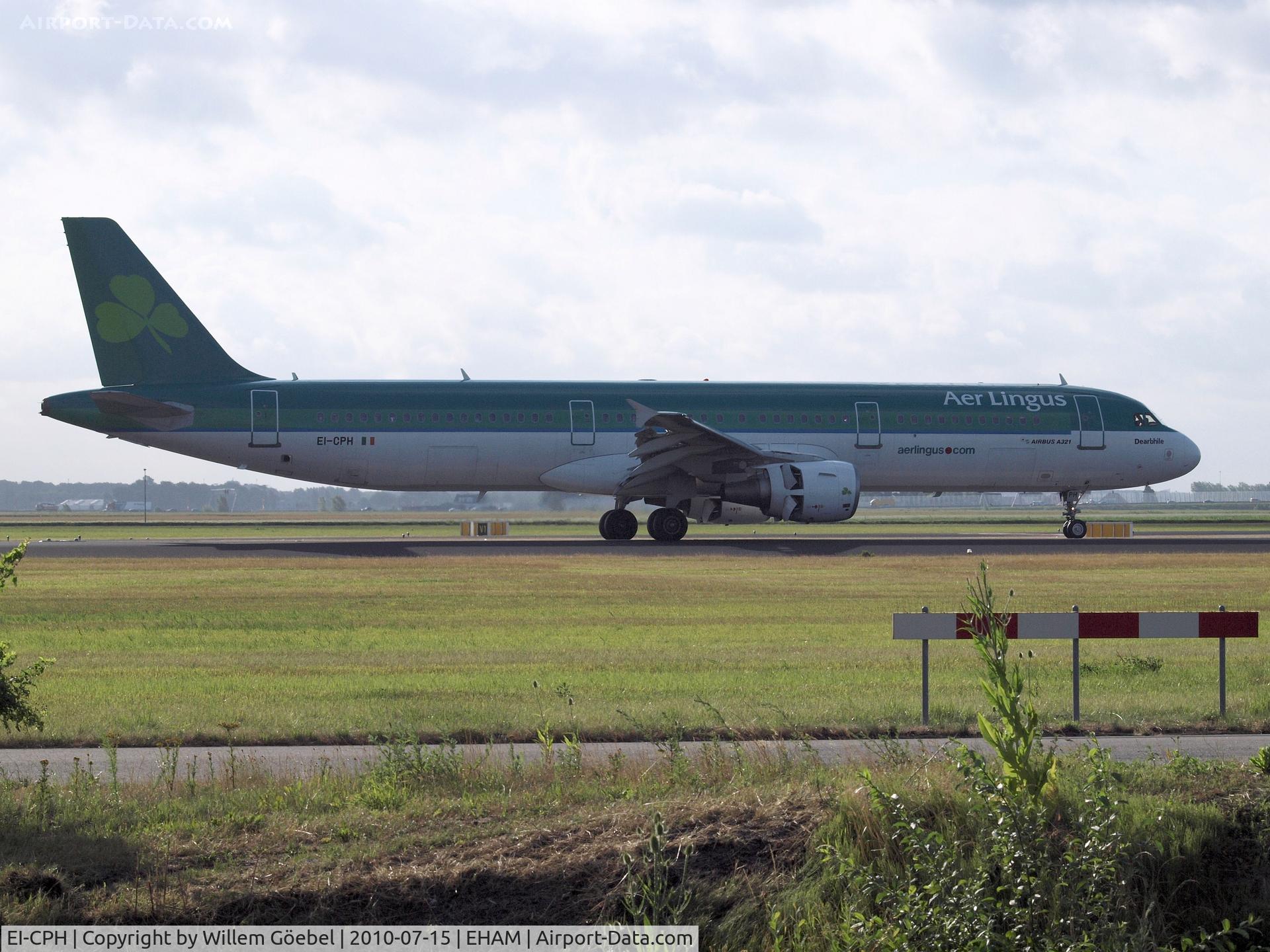 EI-CPH, 1999 Airbus A321-211 C/N 1094, Taxi to the gate of Amsterdam Airport