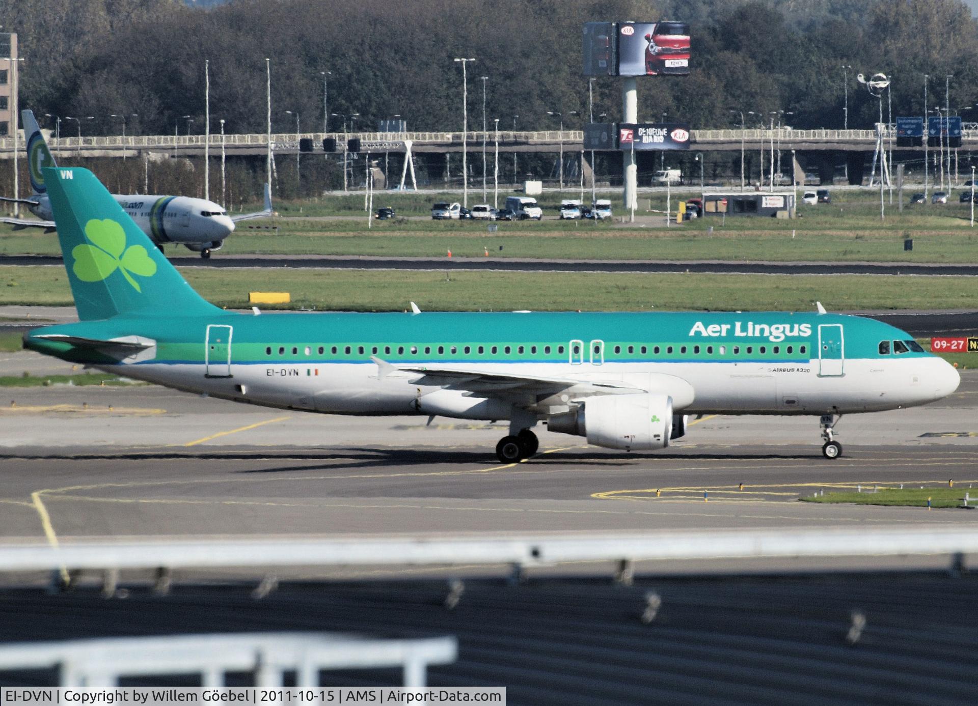 EI-DVN, 2011 Airbus A320-214 C/N 4715, Taxi to the gate of Amsterdam Airport