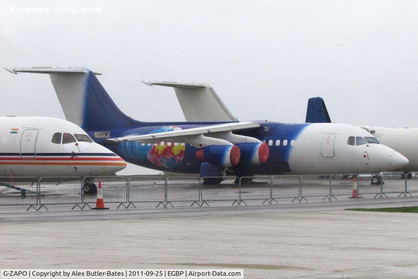 G-ZAPO, 1990 British Aerospace 146-200QC C/N E2176, Stored