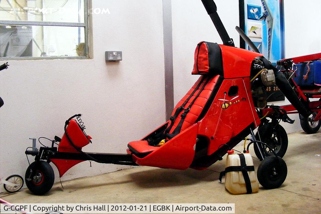 G-CGPF, 2010 Flylight Airsports Dragonfly C/N 058, inside the Flylight Airsports hangar