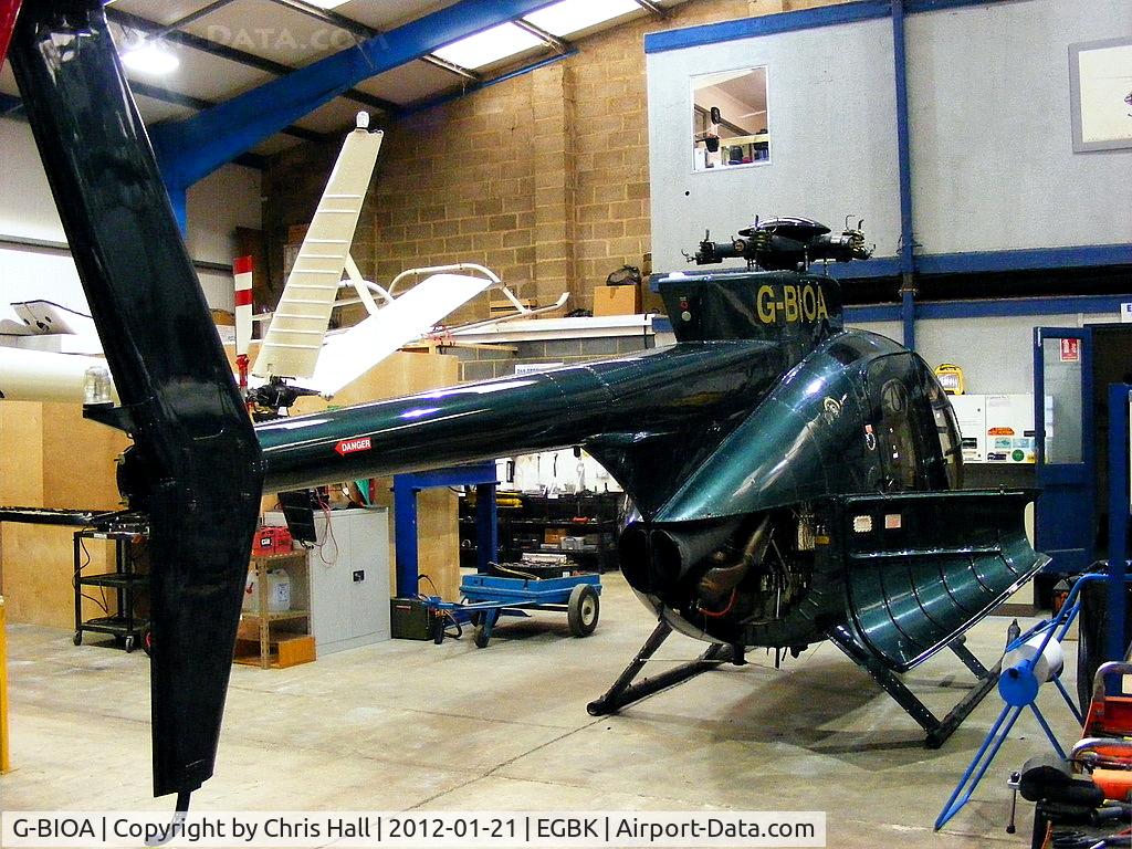 G-BIOA, 1980 Hughes 369D C/N 1200880D, AH Helicopter Services