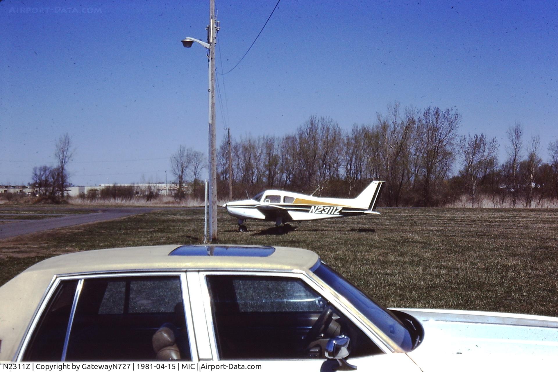 N2311Z, 1962 Beech 23 C/N M-33, On the NE corner of Crystal Airport.