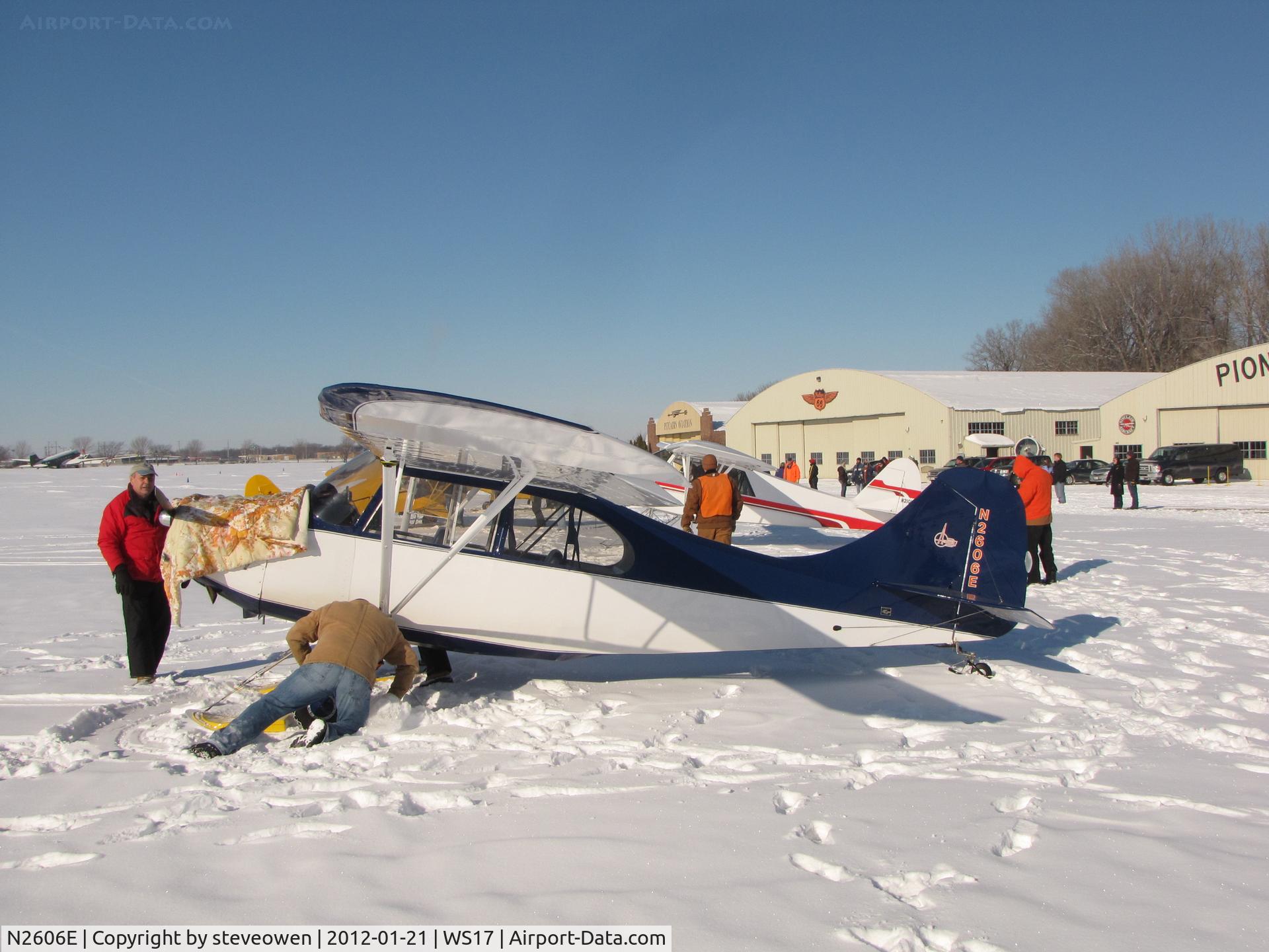 N2606E, 1946 Aeronca 7AC Champion C/N 7AC-6189, Ski Plane Fly-in 2012