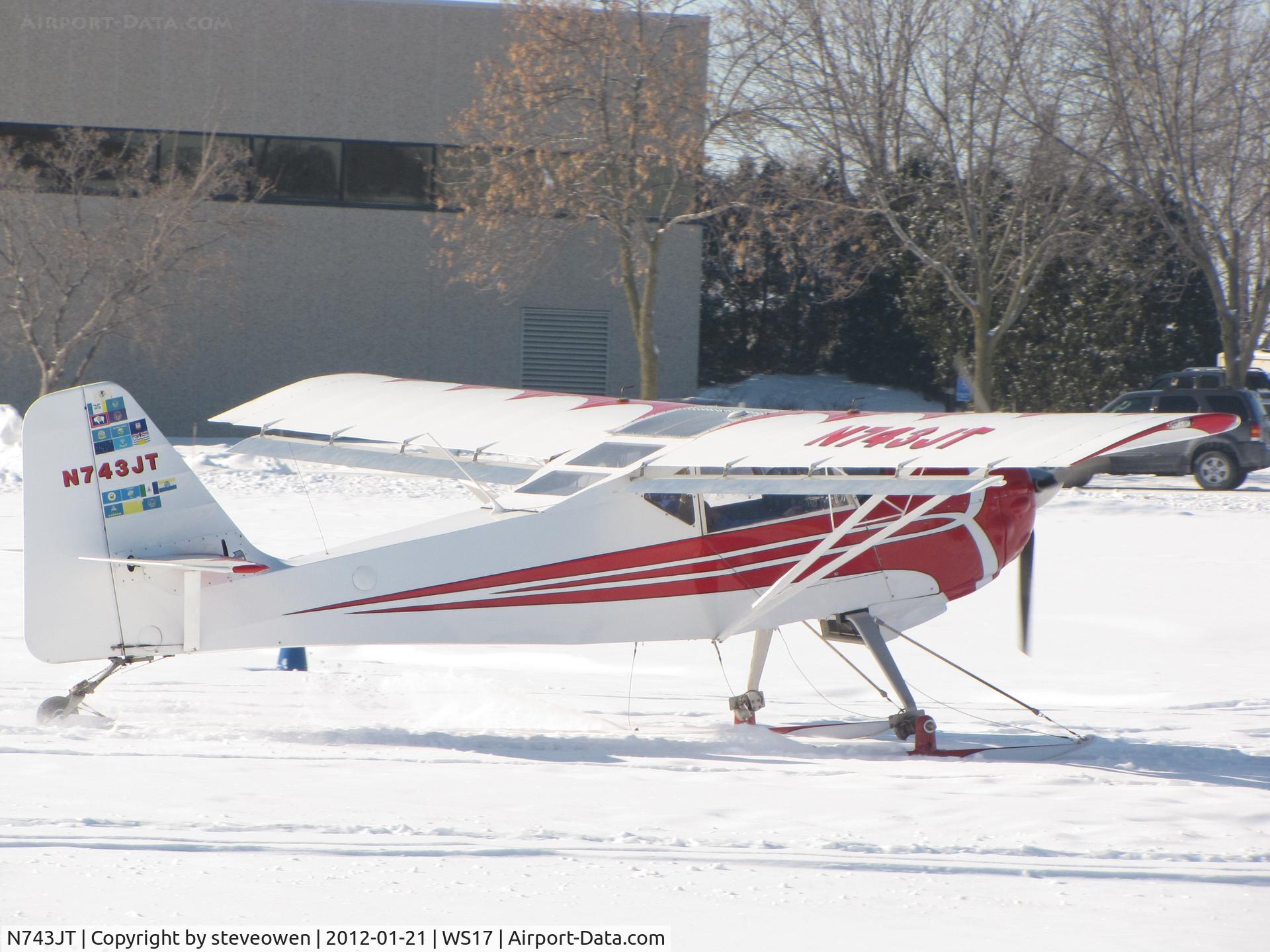 N743JT, 1998 Skystar Kitfox Series 5 C/N S9501-0091, Landing at Pioneer Airport