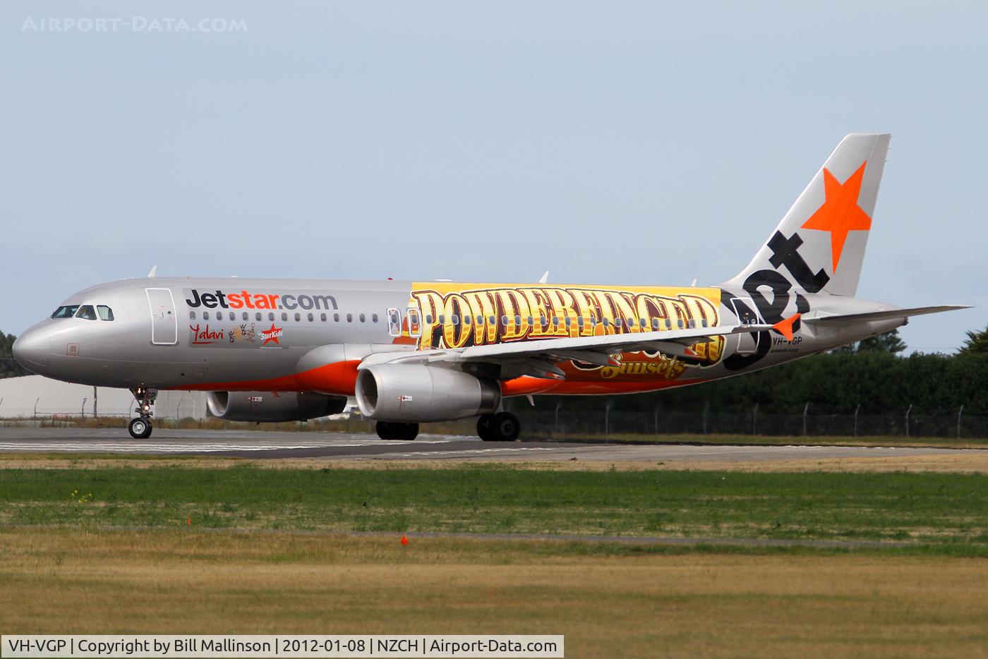 VH-VGP, 2010 Airbus A320-232 C/N 4343, readying for 02