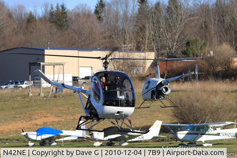N42NE, Schweizer 269C-1 C/N 0363, Helicopter training at Northeast Helicopters, Ellington, CT
