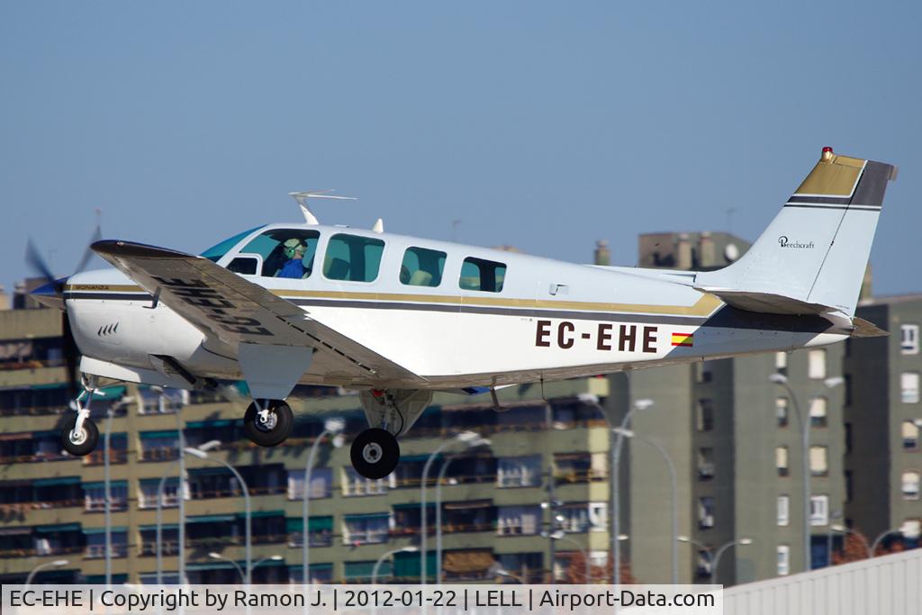 EC-EHE, 1969 Beech A36 Bonanza 36 C/N E-115, Ex: 
D-EKRZ  
OO-KRZ