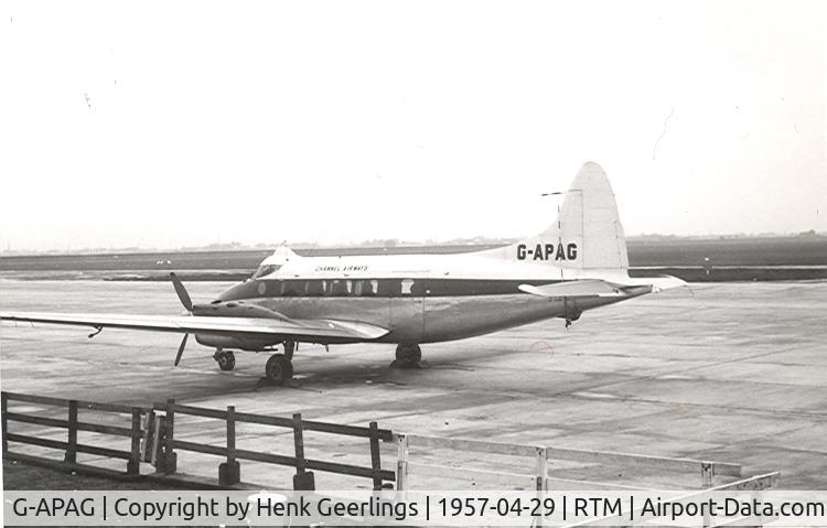 G-APAG, 1948 De Havilland DH-104 Dove 1B C/N 04114, Channel Airways