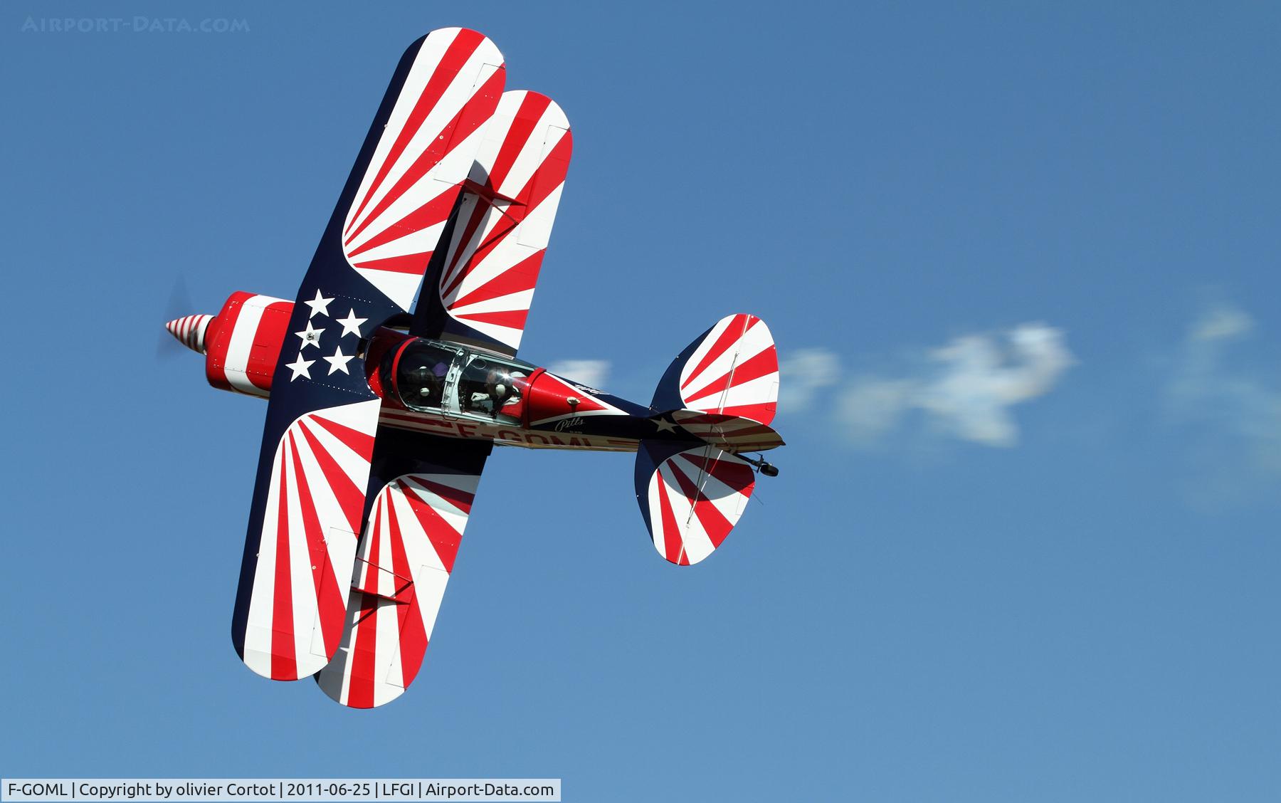 F-GOML, Christen Pitts S-2B Special C/N 5213, shaking ride in the Pitts !