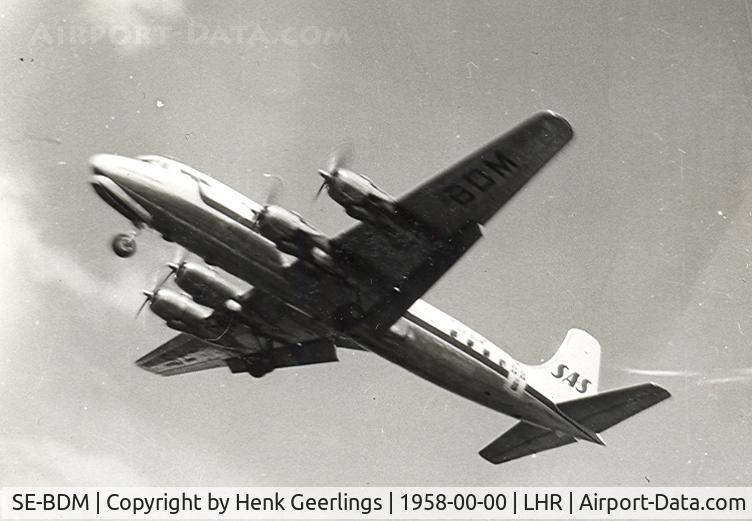 SE-BDM, 1948 Douglas DC-6 C/N 43130, SAS