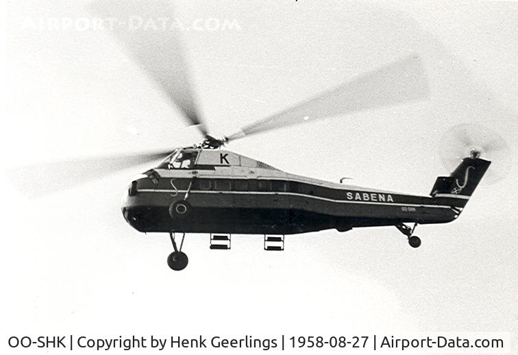 OO-SHK, 1956 Sikorsky S-58C C/N 58-363, Sabena. 

EXPO - Heliport