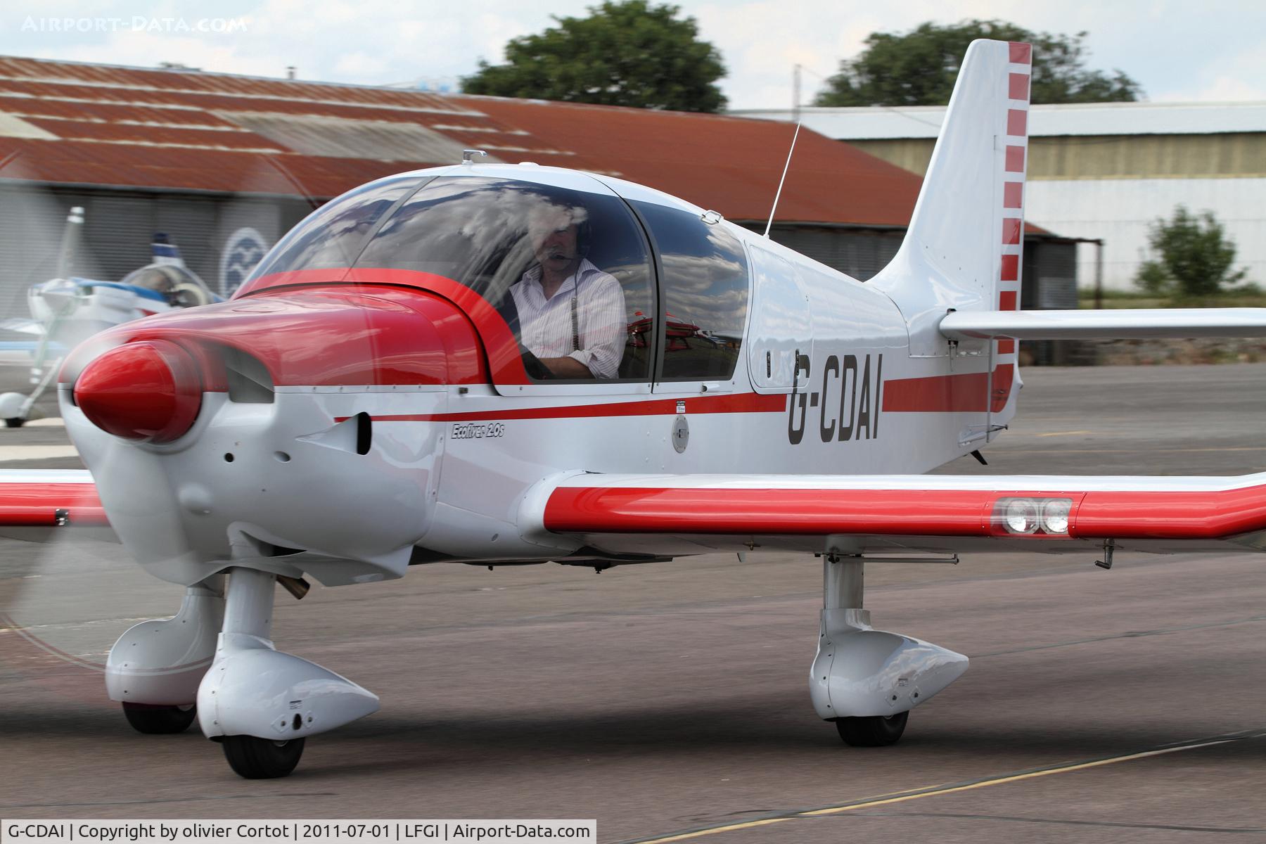 G-CDAI, 2005 Robin DR-400-140B Major C/N 2574, Visiting darois airport