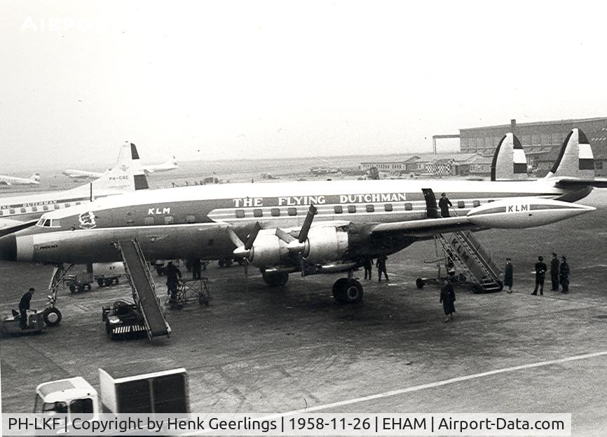 PH-LKF, Lockheed L-1049G Super Constellation C/N 4630, KLM , Super Constellation