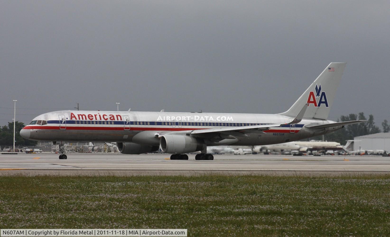 N607AM, 1996 Boeing 757-223 C/N 27058, American 757