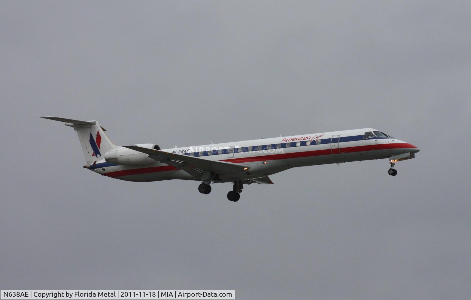 N638AE, 1999 Embraer ERJ-145LR (EMB-145LR) C/N 145172, Eagle 145