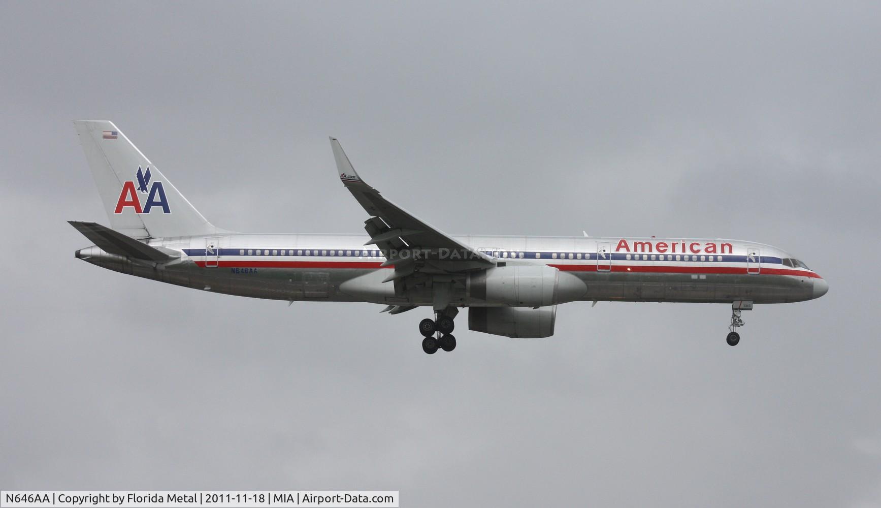 N646AA, 1991 Boeing 757-223 C/N 24604, American 757