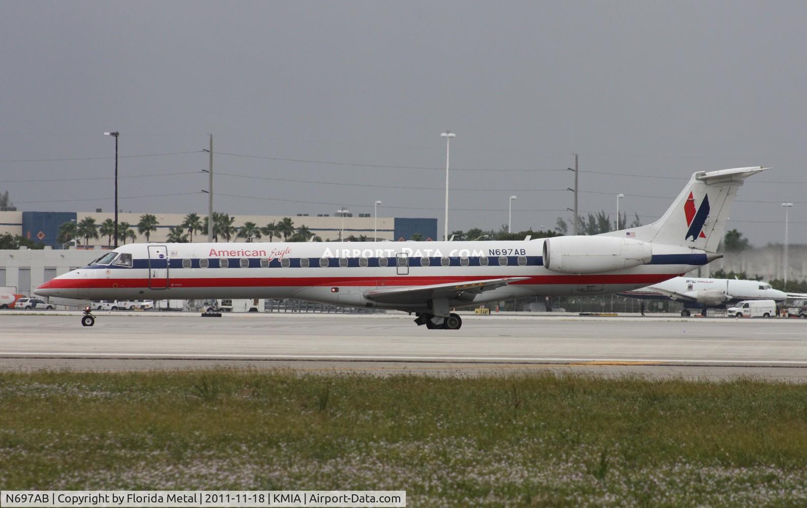 N697AB, 2004 Embraer ERJ-145LR (EMB-145LR) C/N 14500875, Eagle E145