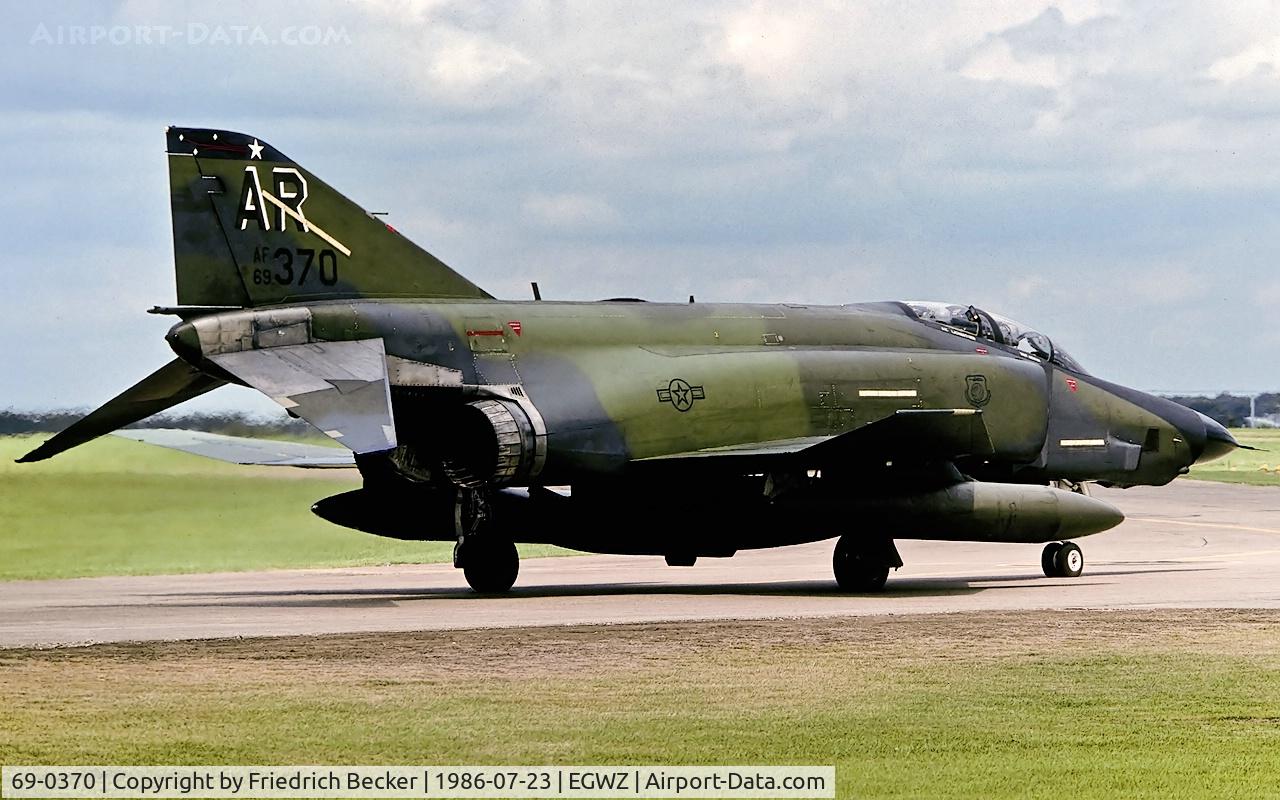 69-0370, 1969 McDonnell Douglas RF-4C Phantom II C/N 3885, ready for departure