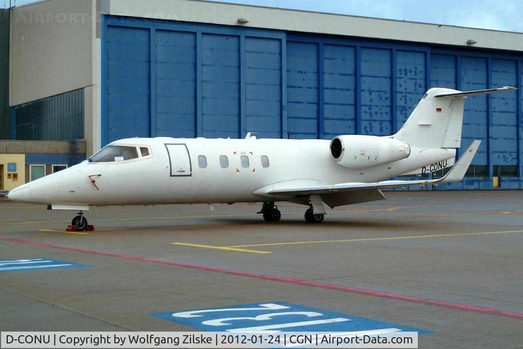 D-CONU, 1985 Gates Learjet 55 C/N 55-124, visitor