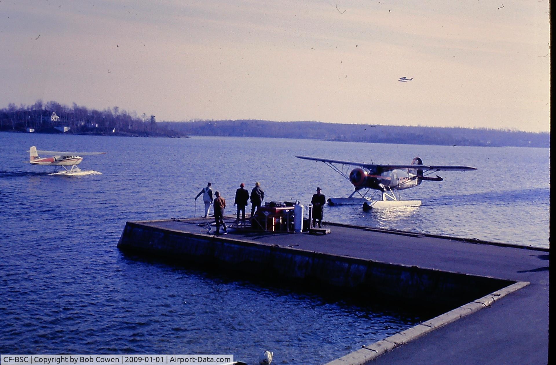 CF-BSC, 1946 Noorduyn Norseman V C/N N29-17, Austin Airways Dock, Ramsey Lake
