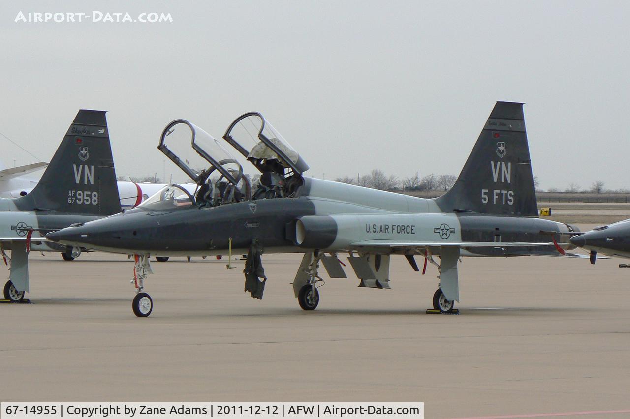 67-14955, 1967 Northrop T-38A Talon C/N T.6096, At Alliance Airport - Fort Worth, TX