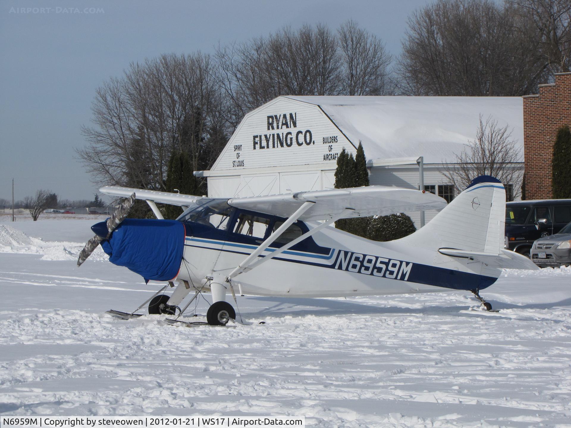 N6959M, 1948 Stinson 108-3 Voyager C/N 108-4959, Ski palne Fly-in 2012