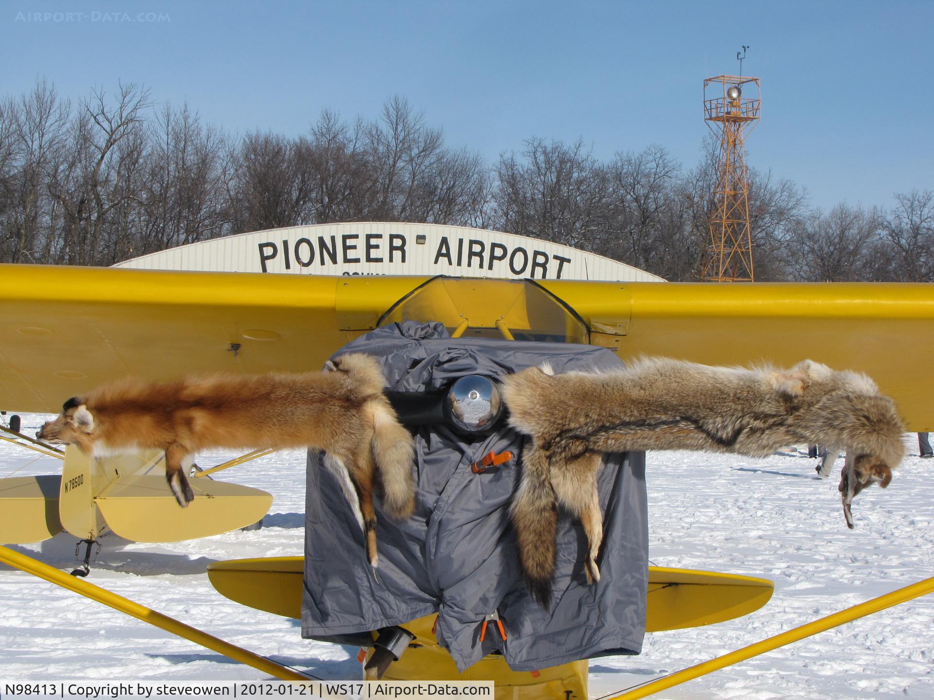 N98413, 1946 Piper J3C-65 Cub Cub C/N 18603, latest in prop warmers