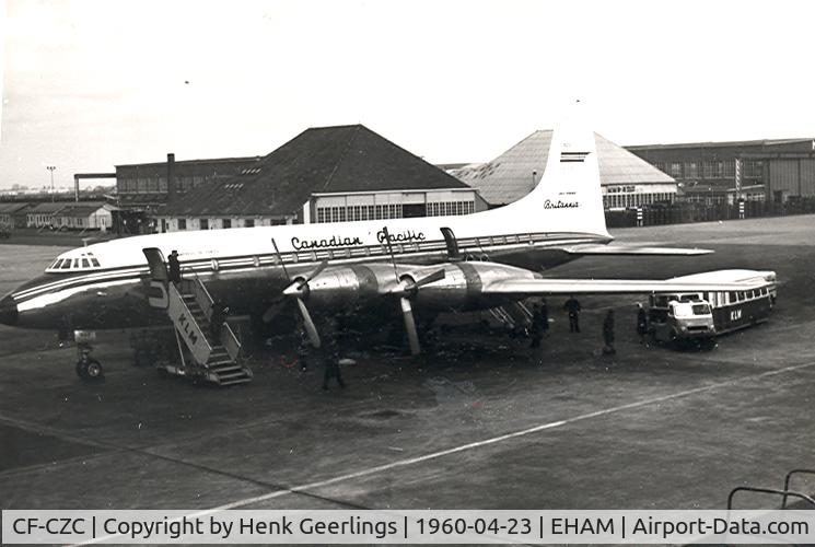 CF-CZC, 1958 Bristol 175 Britannia 314 C/N 13395, CPA - Canadian Pacific