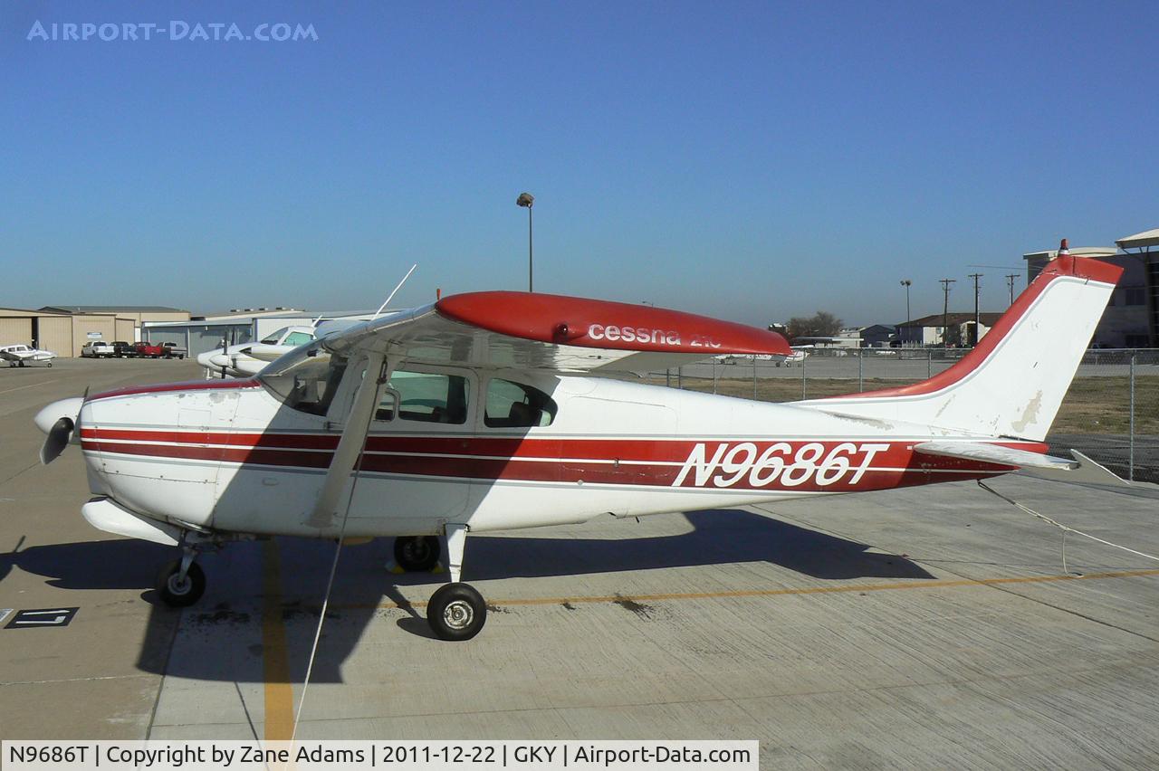 N9686T, 1960 Cessna 210 C/N 57486, At Arlington Municipal Airport