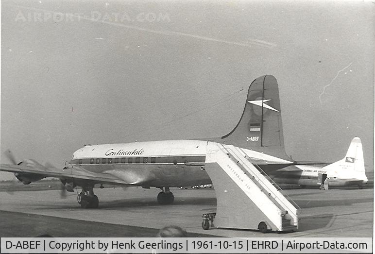 D-ABEF, 1942 Douglas DC-4 Skymaster C/N 10454, Continentale