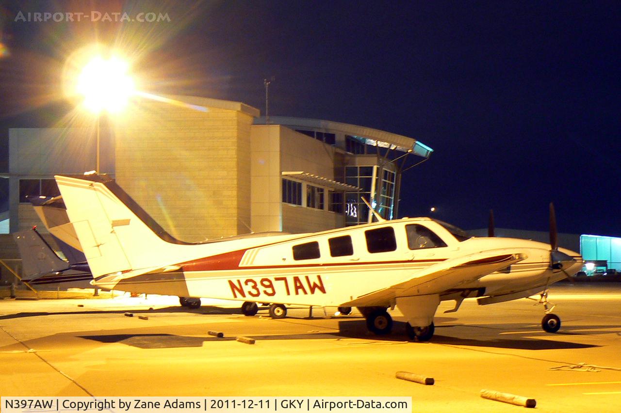 N397AW, 1980 Beech 58P Baron C/N TJ-207, At Arlington Municipal Airport