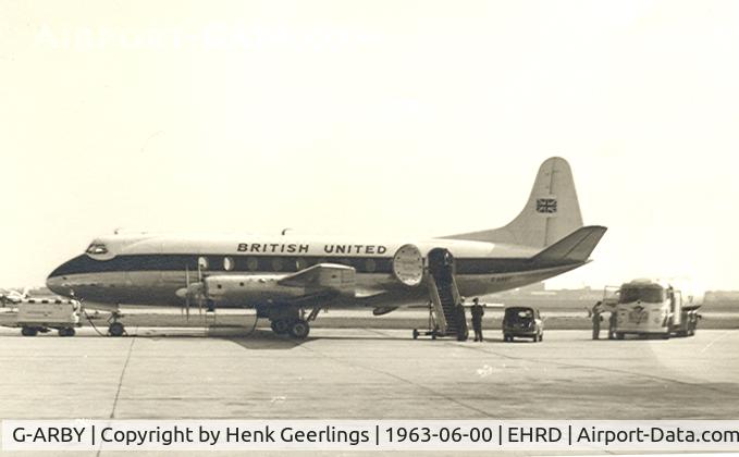 G-ARBY, 1953 Vickers Viscount 708 C/N 10, British United
