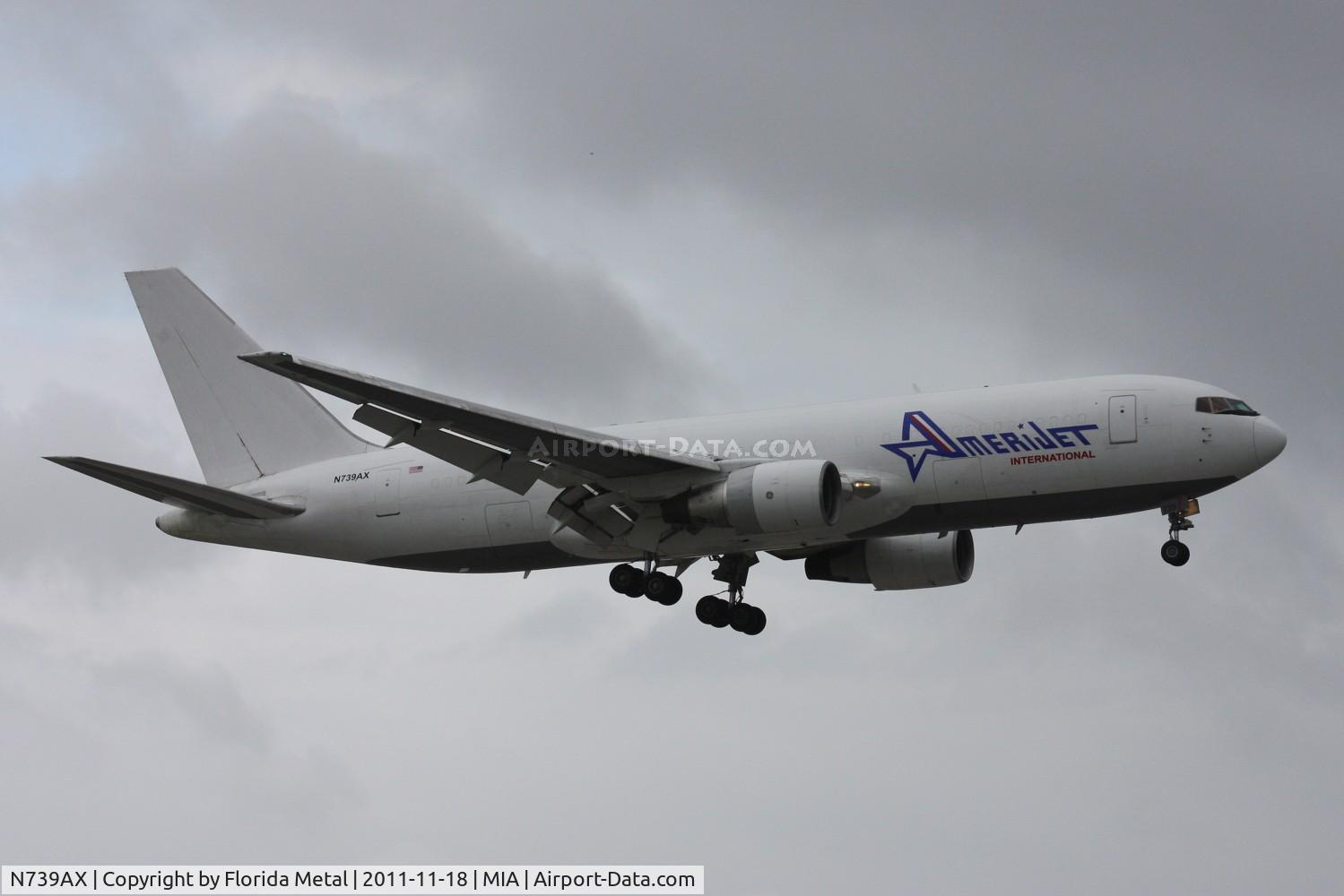 N739AX, 1982 Boeing 767-232 C/N 22216, Amerijet 767