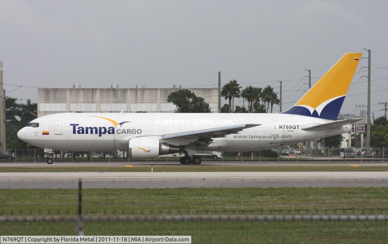 N769QT, 1987 Boeing 767-241 C/N 23801, Tampa Colombia 767