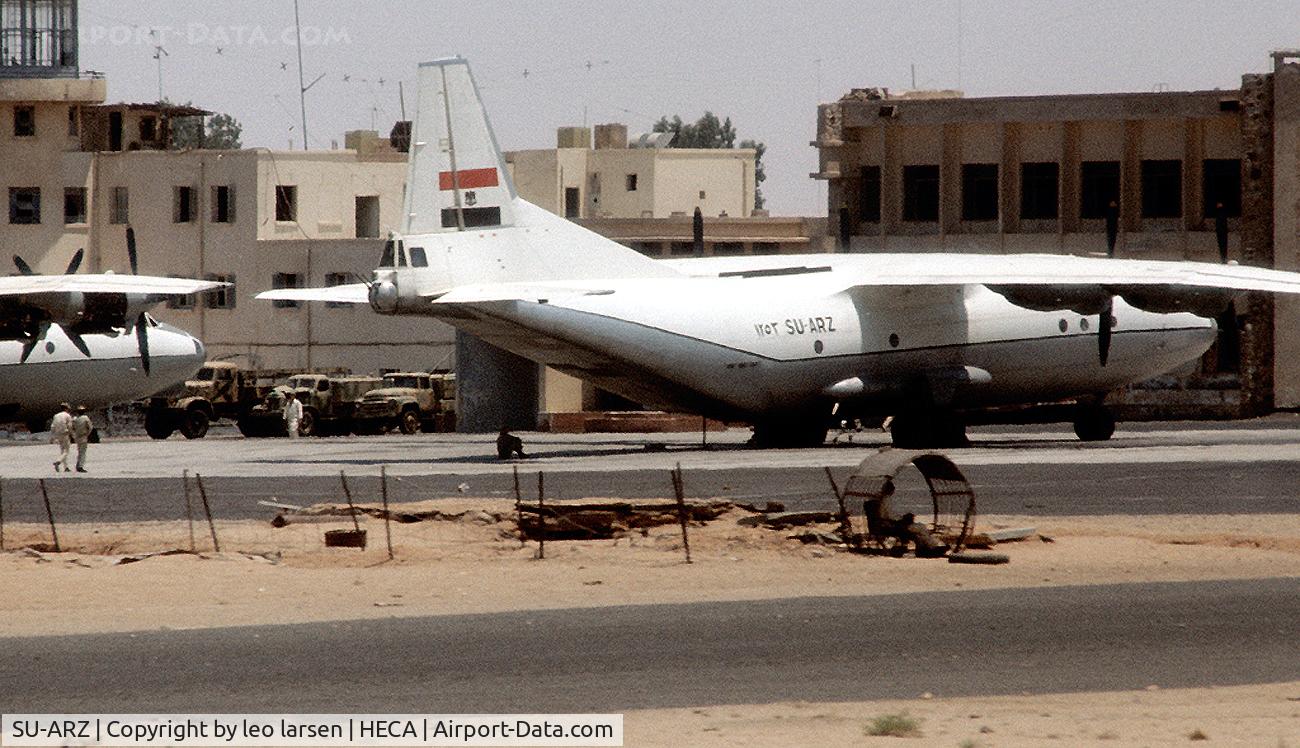 SU-ARZ, 1972 Antonov An-12BP C/N 83 02, Cairo 1975