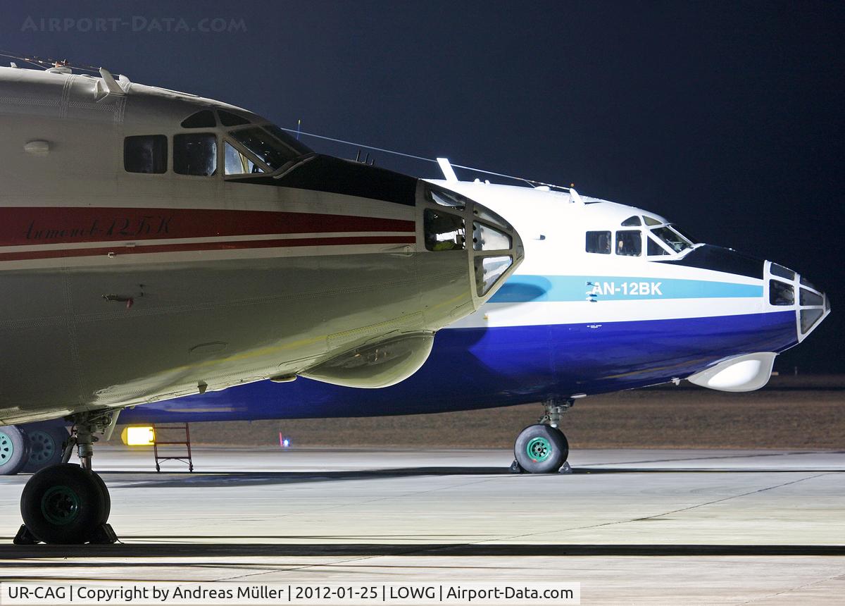 UR-CAG, 1969 Antonov An-12BK C/N 9346904, Together with UR-DWF
