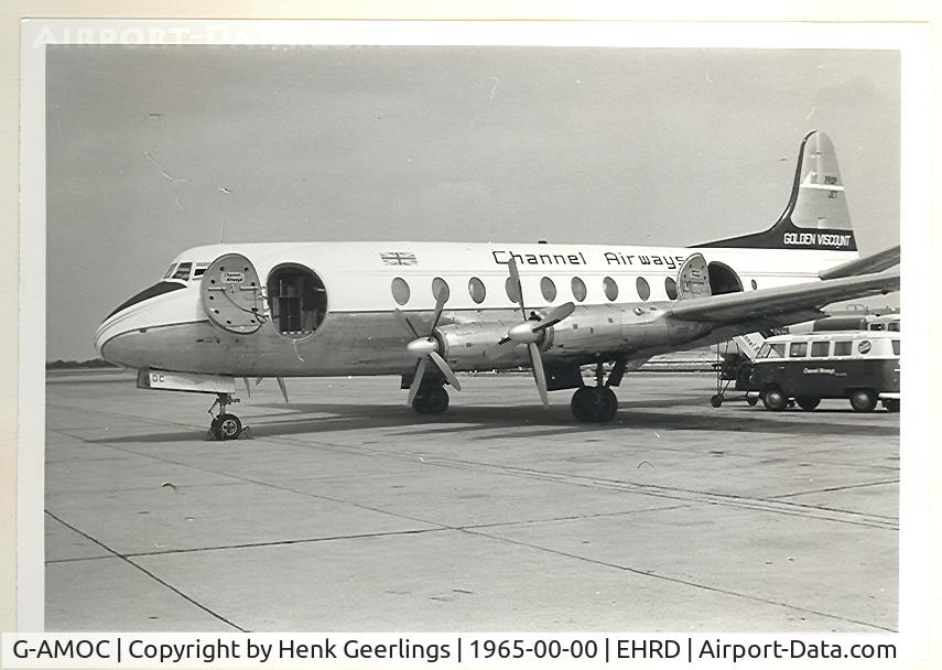 G-AMOC, 1952 Vickers Viscount 701 C/N 13, Channel Airways