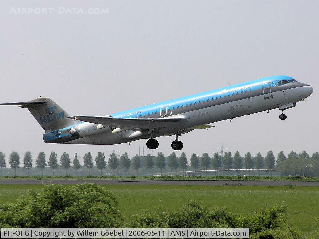 PH-OFG, Fokker 70 (F-28-0070) C/N 11275, Take off from runway L36 of Schiphol Airport