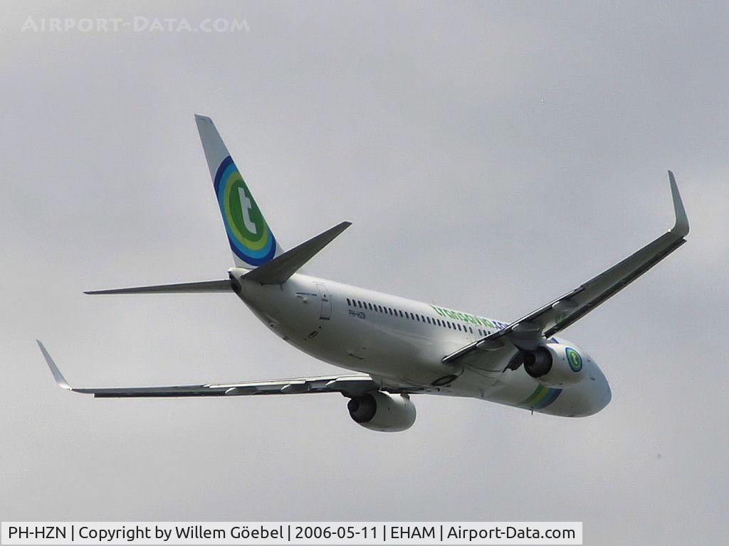 PH-HZN, 2004 Boeing 737-8K2 C/N 32943, Take off from runway L36 of Schiphol Airport