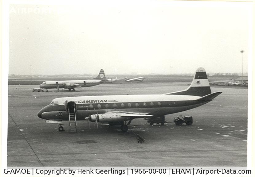 G-AMOE, 1952 Vickers Viscount 701 C/N 17, Cambrian